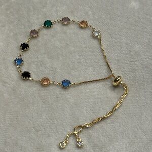 Gold plated Multi-Color Bracelet